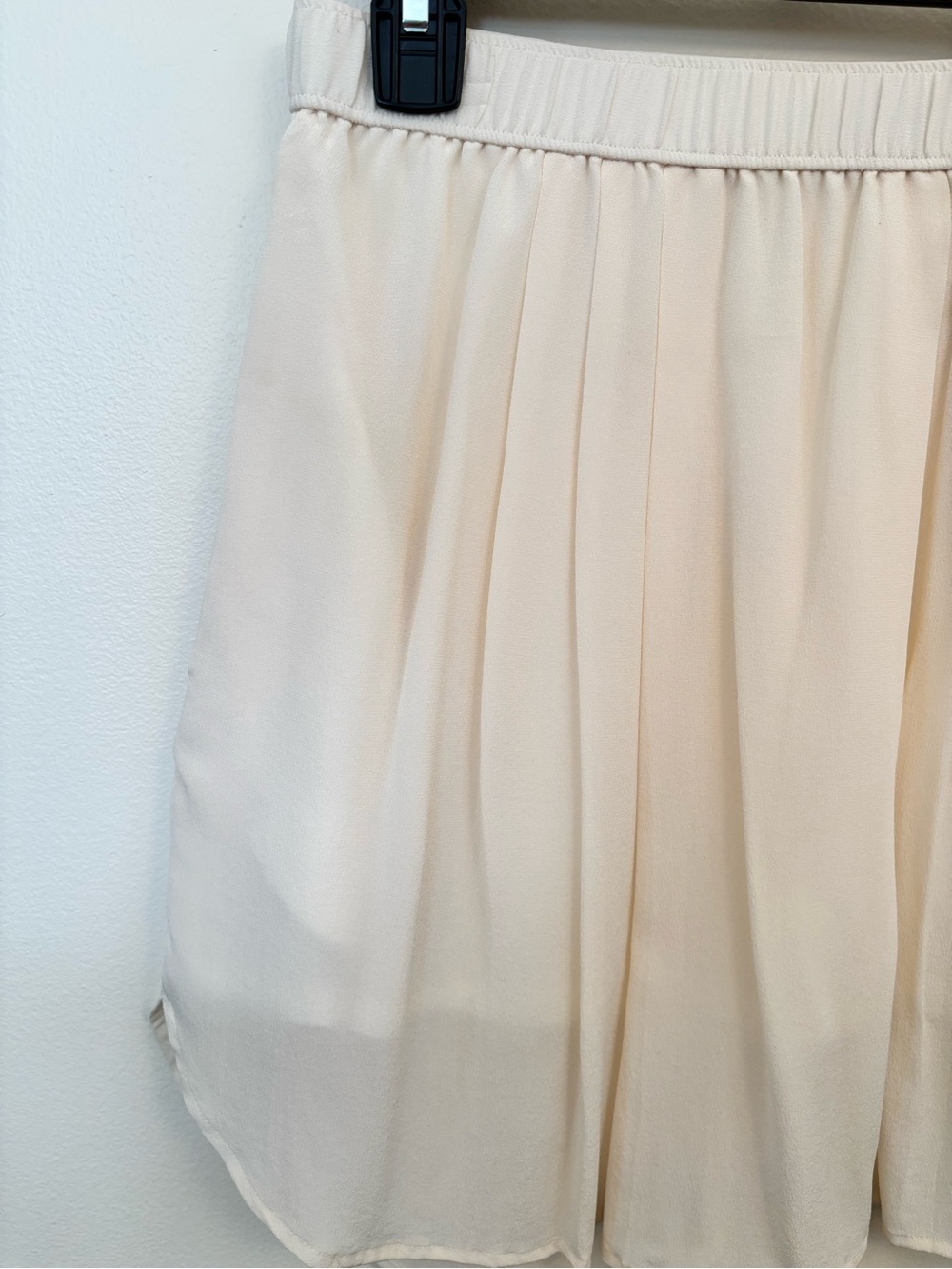 Madewell Cream Layered Chiffon Mini Skirt - Picture 3 of 5